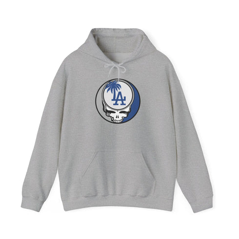 Grateful Dead - Los Angeles Dodgers Grateful Dead Unisex Heavy Blend Hoodie - StealieShop